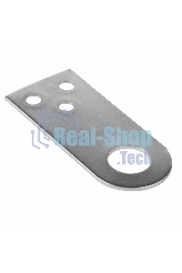 Накладка для замка 30х70 цинк ЧЕТЫРЕ СЕЗОНА