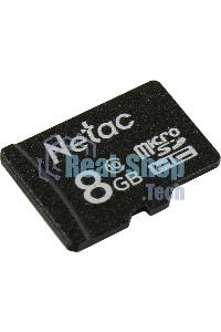 Флеш карта microSDHC 8Gb Netac P500 NT02P500STN-008G-S (без SD адаптера) 80Mb/s