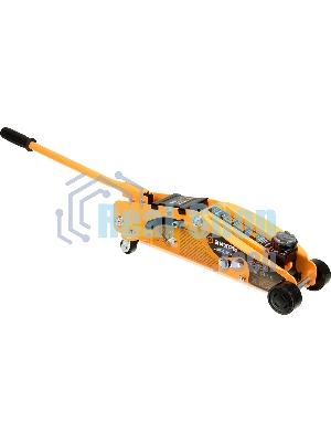 Домкрат ВИХРЬ ДМК-2,5ФК2,5т,140-390мм,сфиксатором,вкейсе, гидравлический подкатной