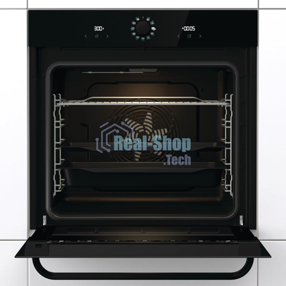 Духовой шкаф электрический Gorenje BOS67371SYB черный, встраиваемый