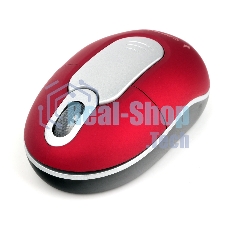 Мышь беспроводная Gembird MUSW-605 красный, 1200 dpi, радиоканал, USB, кнопки - 3