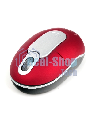 Мышь беспроводная Gembird MUSW-605 красный, 1200 dpi, радиоканал, USB, кнопки - 3