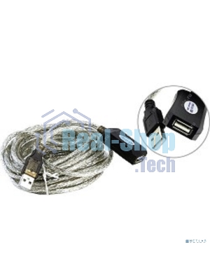 Кабель Aopen/QustКабель-адаптер USB2.0-repeater, удлинительный активный Am-->Af 5м (ACU823-5M) 6938510851314
