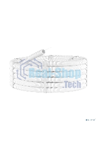 Труба ПЛЛ гибкая гофр. не содержит галогенов д.25 м м, ПВ-0, с протяжкой,50 м, белый