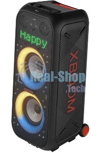 Минисистема LG XBOOM XL9T черный/красный 1000Вт USB BT