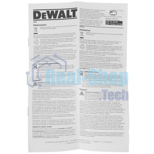 Аккумулятор DeWalt DCB184-XJ