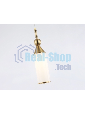 Светильник Ambrella light LH55271 BS/FR латунь/белый матовый E14 max 40W D65*1500
