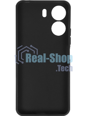 Чехол (клип-кейс) BoraSCO для Xiaomi Redmi 13C Silicone Case черный (72839)