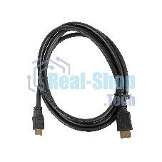 Кабель Cablexpert HDMI-mini HDMI CC-HDMI4C-6, 19M/19M, v2.0, медь, позол.разъемы, экран, 1.8м, черный, пакет