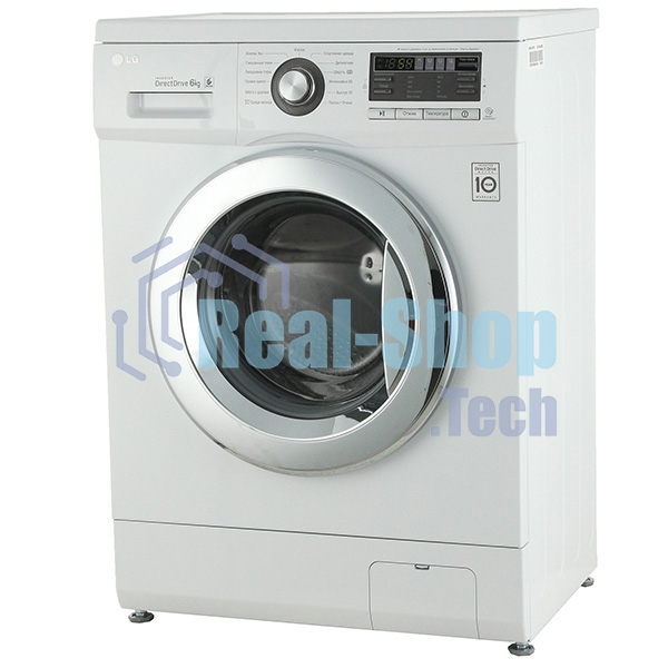 Стиральная машина LG F1096ND3 белая, загрузка фронтальная 6кг, 1000 об/мин., класс: A
