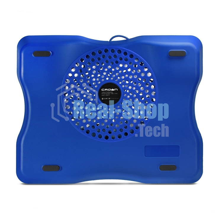 Аксессуар к ноутбуку CROWN Подставка для ноутбука CMLC-1001 silver&blue (до 15,6