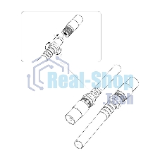 Переход гнездо F-штекер TV Rexant