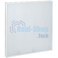 Светильник светодиодный Iek LDVO0-6576-50-6500-K01 ДВО 6576 595х595х25мм 50Вт 6500К опал аналог люм.свет. 4х18 накладных или в потолок Армстронг