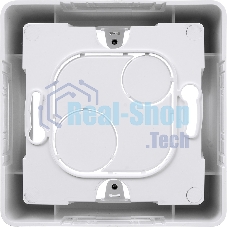 Коробка накладного монтажа 1 пост белый Inspiria