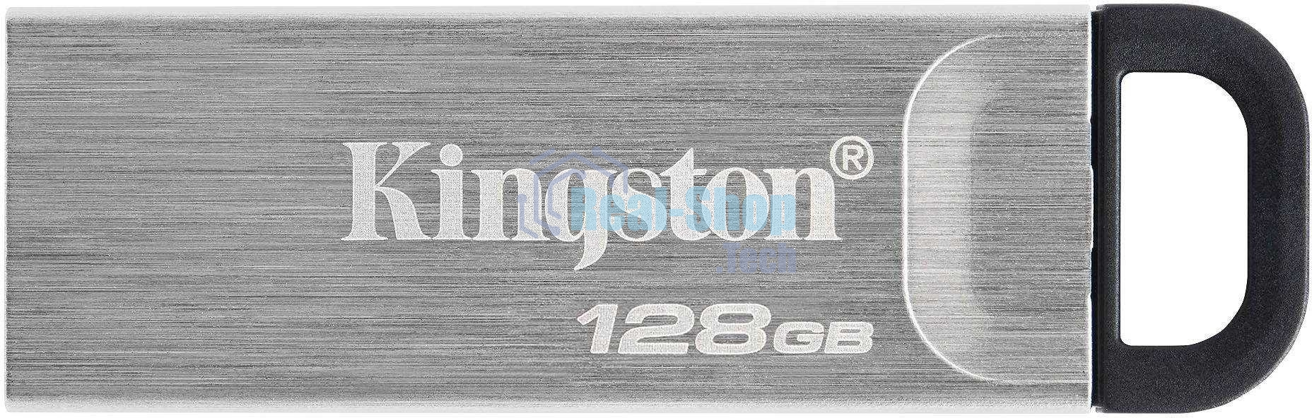 Флешка USB Kingston 128 Gb DataTraveler KYSON DTKN/128 Gb, (USB 3.2, 200 МБ/с при чтении, 60 МБ/с при записи)