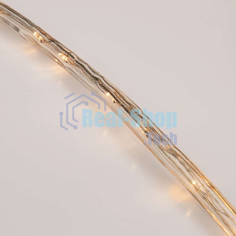 Дюралайт Neon-night LED, фиксинг (2W), 24 LED/м, теплый белый, 25 м