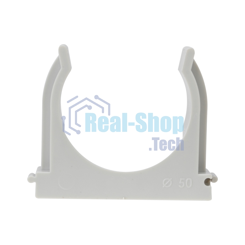 Крепеж-клипса для монтажного пистолета Rexant Ø 50 мм, серая (25 шт/уп)