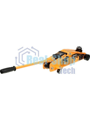 Домкрат ВИХРЬ ДМК-2,5ФК2,5т,140-390мм,сфиксатором,вкейсе, гидравлический подкатной