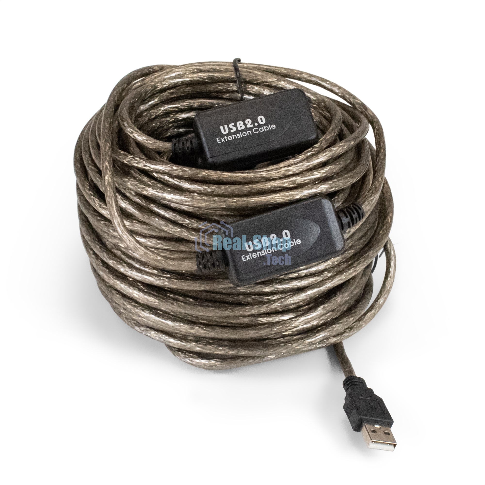 Удлинитель активный USB2.0-repeater ExeGate EX-UAE-AMAF-25.0 (Am/Af, 25м)