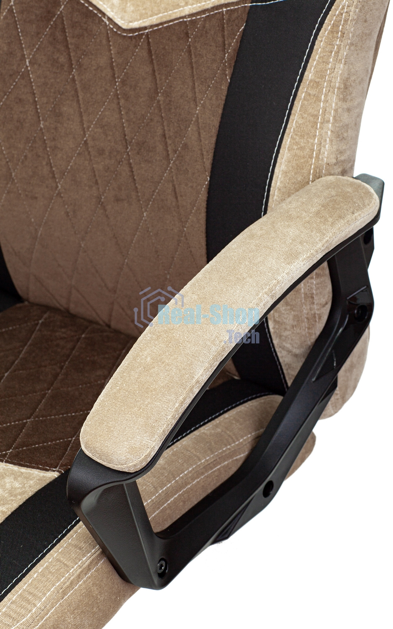 Кресло игровое Бюрократ VIKING 6 KNIGHT BR FABRIC коричневый, крестовина металл/пластик