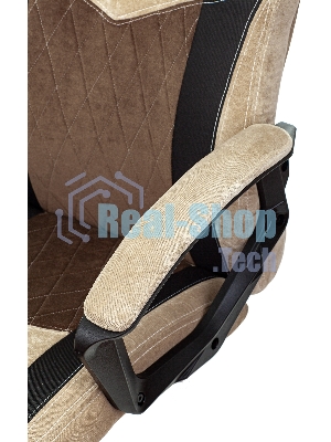 Кресло Бюрократ VIKING 6 KNIGHT BR FABRIC коричневый, ткань, 120 кг, механизм качания