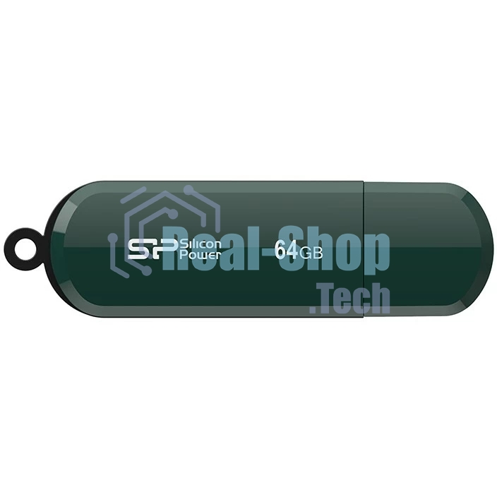 Флешка USB 64 Gb Silicon Power Lux Mini 320, USB 2.0, зеленый