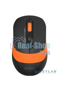 Комплект клавиатура + мышь A4Tech Fstyler FG1010 клав:черный/оранжевый мышь:черный/оранжевый USB беспроводная Multimedia