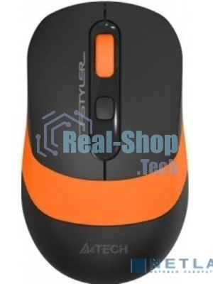 Комплект клавиатура+мышь A4Tech FStyler FG1010 беспроводной, USB, 2000 DPI, чёрный/оранжевый