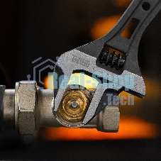 Ключ разводной Denzel 200 мм, CrV, кованый