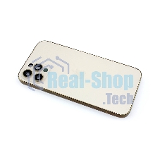 Задняя крышка (корпус) в сборе с рамкой для Apple iPhone 12 Pro золотой