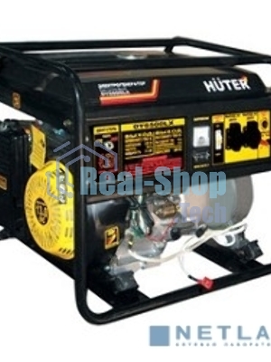 Электрогенератор бензиновый Huter DY6500LX, 5.5 кВт, 71 дБ, 74 кг