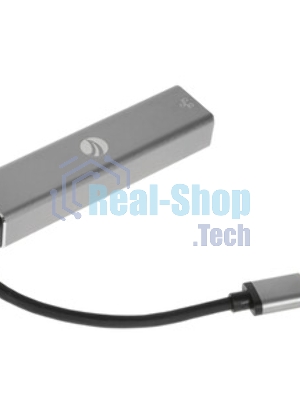 Переходник VCOM USB 3.0 -->RJ-45 1000Mbps+3 USB3.0, Aluminum Shell, 0.2м DH312A