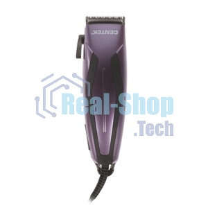 Машинка для стрижки волос Centek CT-2128 черный/фиолетовый