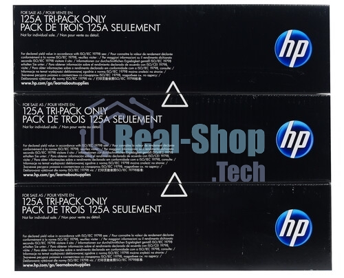 Картридж лазерный комплект HP CF373AM голубой/пурпурный/желтый для CLJ CP1215/1515 3 х 1400 стр.