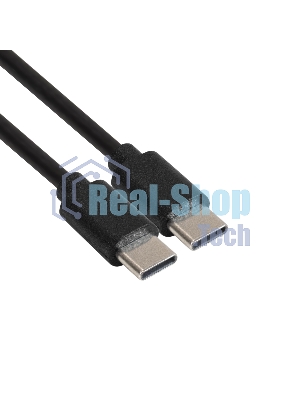 Кабель для зарядки Type-C - Type-C 3A, 60W ExeGate EX-CCP-USBC-CMCM-1.5M (USB Type Cm/Cm, 3A, 60W, 1,5м)
