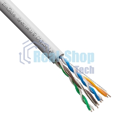 Кабель ExeGate Special UTP4-C5e-CCA-S24-IN-PVC-GY-305 UTP 4 пары кат.5e CCA, 0.48мм (24AWG), 305м, серый, PVC