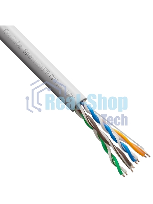 Кабель ExeGate Special UTP4-C5e-CCA-S24-IN-PVC-GY-305 UTP 4 пары кат.5e CCA, 0.48мм (24AWG), 305м, серый, PVC