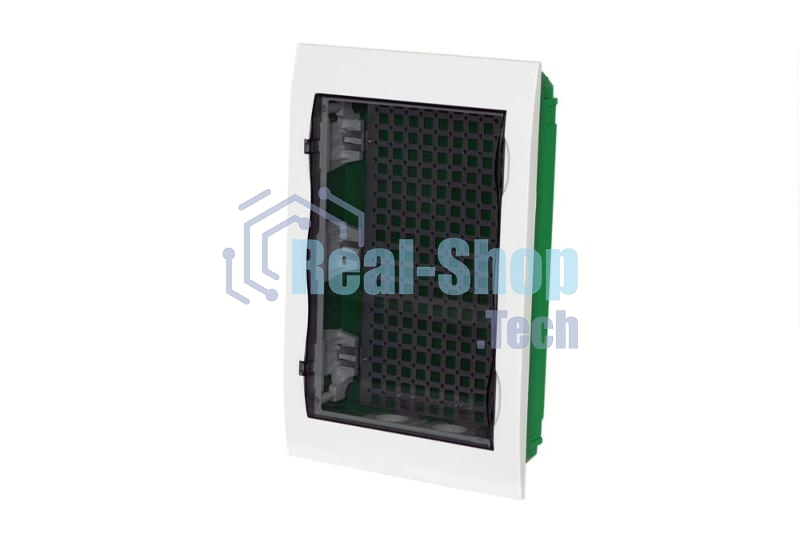 Корпус встраиваемый SE EZ9E312S2FIT City9 Box IT 3 ряда 36мод. 2 розетки с прозрачной дверцей