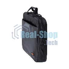 Сумка для ноутбука ExeGate EX264610RUS Office F1595 Black, черная, полиэстер, для ноутбуков до 15.6