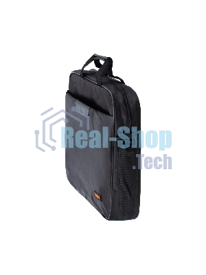Сумка для ноутбука ExeGate EX264610RUS Office F1595 Black, черная, полиэстер, для ноутбуков до 15.6