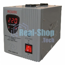 Стабилизатор напряжения Ресанта АСН-1 500/1-Ц 63/6/3 Стабилизатор 220В±8%, Габариты 237х140х170, Вес 4,5 кг