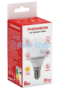 Лампа светодиодная Hiper THOMSON LED GLOBE 8W 640Lm E14 3000K TH-B2033