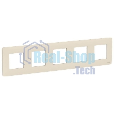 Рамка 5-м UNICA STUDIO беж. SchE NU201044 Рамка 5-м UNICA STUDIO беж. SchE NU201044