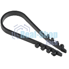 Дюбель хомут Iek UHH36-19-25-100 19-25мм нейлон черный (100шт) ИЭК