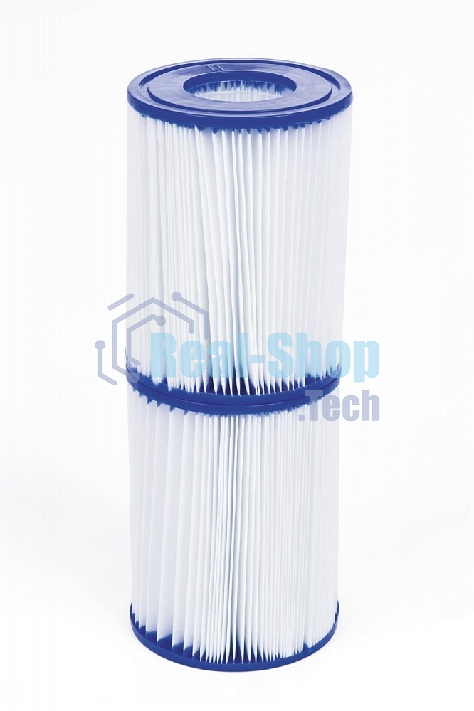 Картридж BestWay (тип II), 10,6х13,6см, для фильтр-насосов 58117, 58148, 58383, 58386 (комплект из 2 шт), уп.6