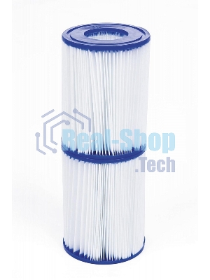 Картридж BestWay (тип II), 10,6х13,6см, для фильтр-насосов 58117, 58148, 58383, 58386 (комплект из 2 шт), уп.6