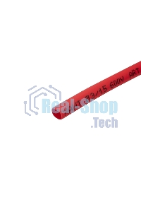 Трубка термоусаживаемая Rexant 3.0/1.5мм красн. ролик 2.44м