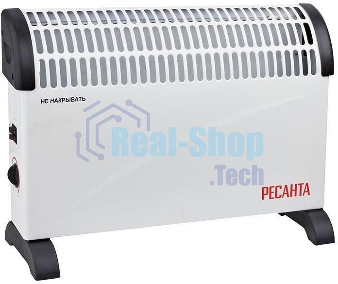 Конвектор Ресанта ОК-2000С белый, 2000 Вт, 25 м2, термостат