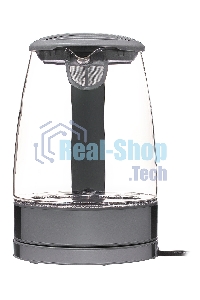 Чайник электрический Starwind SKG2315 1.7л. 2200Вт серый/серебристый (корпус: стекло)