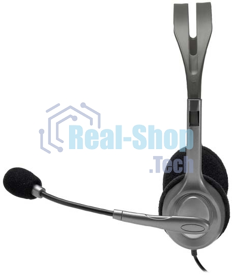 Гарнитура проводная Logitech Headset H110 grey (981-000472/981-000271)